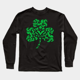 St. Batty's Day Shamrock Long Sleeve T-Shirt